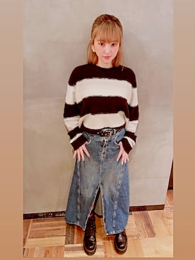 「VETEMENTS（ヴェトモン）のアイテム」を使った、chocoさん（レディース・156cm）の秋コーディネート