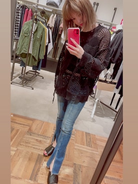 「DIESEL」｜「アイテム（サンダル）」を使った、chocoさん（レディース・156cm）の夏コーディネート