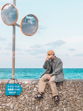 へむへむさん（メンズ・168cm）の冬コーディネート