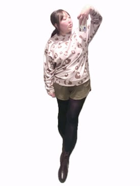 「H&M（エイチ・アンド・エム）のアイテム（スウェットパンツ、グリーン系）」を使った、ryocoさん（レディース・163cm）の夏コーディネート