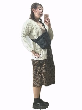 「アイテム（その他）」を使った、ryocoさん（レディース・163cm）の秋コーディネート