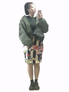 「アイテム（ボディバッグ/ウエストポーチ）」を使った、ryocoさん（レディース・163cm）の秋コーディネート