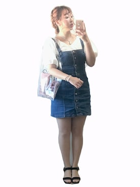 「アイテム（サンダル）」を使った、ryocoさん（レディース・163cm）の秋コーディネート