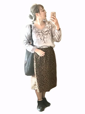 「no brand（ノーブランド）のアイテム（トートバッグ）」を使った、ryocoさん（レディース・163cm）の秋コーディネート