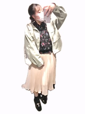 「Handmade（ハンドメイド）のアイテム」を使った、ryocoさん（レディース・163cm）の春コーディネート