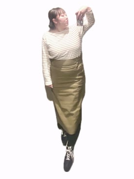 「NEW BALANCE（ニューバランス）のアイテム（スニーカー、ブルー系）」を使った、ryocoさん（レディース・163cm）の夏コーディネート