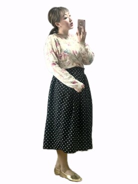 「アイテム（その他）」を使った、ryocoさん（レディース・163cm）の冬コーディネート