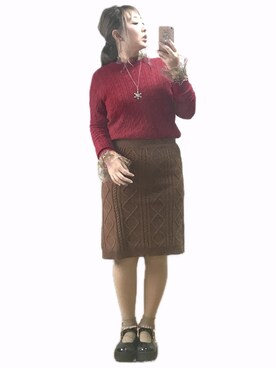 「Handmade（ハンドメイド）のアイテム」を使った、ryocoさん（レディース・163cm）の秋コーディネート