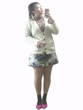 「NICE CLAUP（ナイスクラップ）のアイテム」を使った、ryocoさん（レディース・163cm）の秋コーディネート