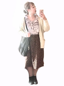 「no brand（ノーブランド）のアイテム（トートバッグ）」を使った、ryocoさん（レディース・163cm）の秋コーディネート