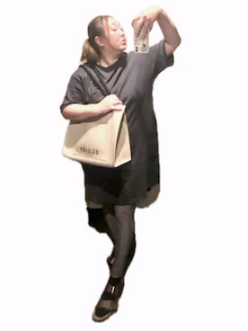 「BIRKENSTOCK（ビルケンシュトック）のアイテム（サンダル、ブラウン系）」を使った、ryocoさん（レディース・163cm）の夏コーディネート