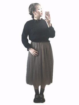 「アイテム（その他）」を使った、ryocoさん（レディース・163cm）の秋コーディネート