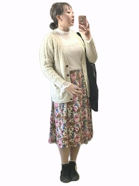 「no brand（ノーブランド）のアイテム（トートバッグ）」を使った、ryocoさん（レディース・163cm）の秋コーディネート