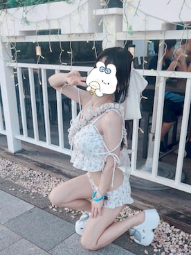 「アイテム（水着/着物・浴衣）」を使った、ふぇいりす/150cmコーデさん（レディース・150cm）の夏コーディネート