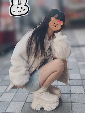 「アイテム（ジャケット/アウター）」を使った、ふぇいりす/150cmコーデさん（レディース・150cm）の秋コーディネート