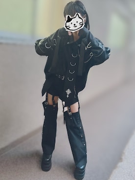 「アイテム（ネクタイ）」を使った、ふぇいりす/150cmコーデさん（レディース・150cm）の秋コーディネート