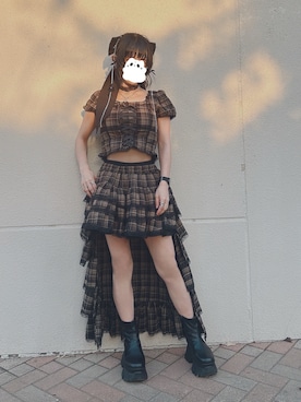 「アイテム（デジタル腕時計）」を使った、ふぇいりす/150cmコーデさん（レディース・150cm）の秋コーディネート