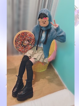 「アイテム（ブーツ）」を使った、ふぇいりす/150cmコーデさん（レディース・150cm）の秋コーディネート