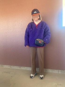 「Champion（チャンピオン）のアイテム（ジャケット/アウター）」を使った、Rｋｋさん（レディース・153cm）の春コーディネート