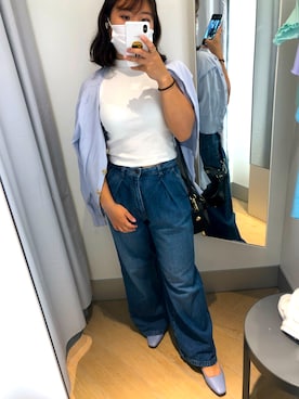 「ショッピング」｜「アイテム（パンプス）」を使った、Ackeyさん（レディース・153cm）の夏コーディネート