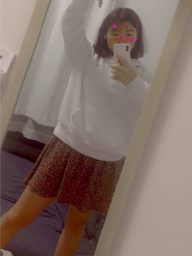 「H&M（エイチ・アンド・エム）のアイテム（パーカー）」を使った、Ackeyさん（レディース・153cm）の夏コーディネート