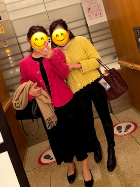 「Yves Saint Laurent（イヴサンローラン）のアイテム（シューズ）」を使った、Ackeyさん（レディース・153cm）の春コーディネート