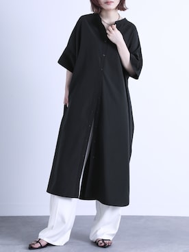 「osharewalker」｜「アイテム（ワンピース/ドレス）」を使った、osharewalker staffさん（レディース・164cm）の夏コーディネート