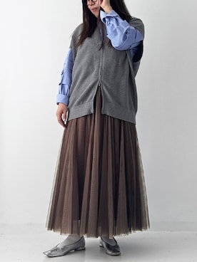 「n'OrLABEL（ノアールレーベル）のアイテム」を使った、osharewalker staffさん（レディース・160cm）の秋コーディネート