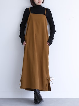「osharewalker」｜「アイテム（ワンピース/ドレス）」を使った、osharewalker staffさん（レディース・164cm）の秋コーディネート