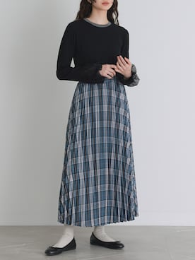 「somari imagination（ソマリ イマジネーション）のアイテム」を使った、osharewalker staffさん（レディース・164cm）の秋コーディネート