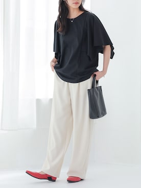 「n'OrLABEL（ノアールレーベル）のアイテム」を使った、osharewalker staffさん（レディース・163cm）の夏コーディネート