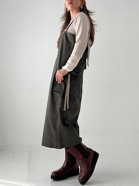 「n'OrLABEL（ノアールレーベル）のアイテム」を使った、osharewalker staffさん（レディース・162cm）の秋コーディネート