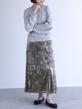 「osharewalker」｜「アイテム（スウェット）」を使った、osharewalker staffさん（レディース・164cm）の秋コーディネート