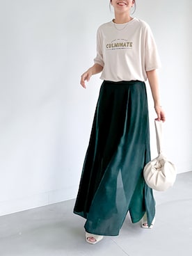 「オシャレウォーカー」｜osharewalker staffさん（レディース・165cm）の夏コーディネート