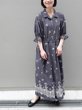 「スカラップ」｜osharewalker staffさん（レディース・164cm）の夏コーディネート