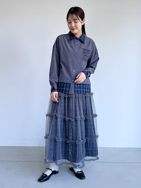 「somari imagination（ソマリ イマジネーション）のアイテム」を使った、osharewalker staffさん（レディース・165cm）の秋コーディネート