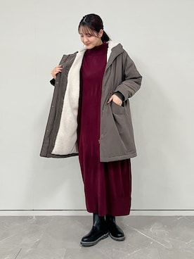 「アイテム（ワンピース/ドレス）」を使った、osharewalker staffさん（レディース・165cm）の秋コーディネート