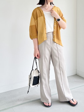 「オシャレウォーカー」｜osharewalker staffさん（レディース・158cm）の夏コーディネート