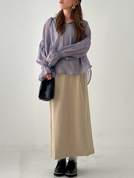 「n'OrLABEL（ノアールレーベル）のアイテム」を使った、osharewalker staffさん（レディース・162cm）の秋コーディネート