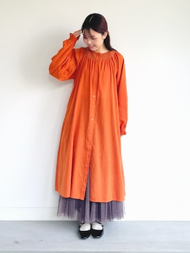 「ストライプ」｜osharewalker staffさん（レディース・160cm）の秋コーディネート