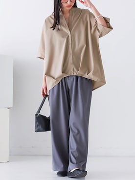 「n'OrLABEL（ノアールレーベル）のアイテム」を使った、osharewalker staffさん（レディース・163cm）の夏コーディネート