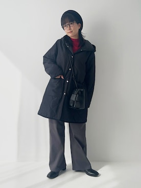 「キルティングコート」｜osharewalker staffさん（レディース・155cm）の秋コーディネート