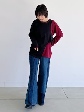 「kOhAKU（コハク）のアイテム」を使った、osharewalker staffさん（レディース・155cm）の秋コーディネート