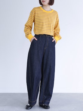 「somari imagination（ソマリ イマジネーション）のアイテム」を使った、osharewalker staffさん（レディース・164cm）の秋コーディネート