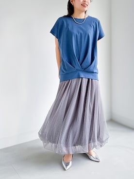 「オシャレウォーカー」｜osharewalker staffさん（レディース・155cm）の夏コーディネート