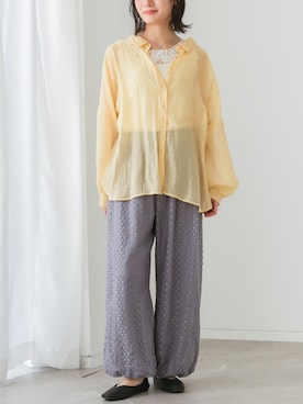 「n'OrLABEL（ノアールレーベル）のアイテム」を使った、osharewalker staffさん（レディース・163cm）の夏コーディネート