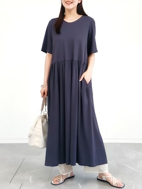 「n'OrLABEL（ノアールレーベル）のアイテム」を使った、osharewalker staffさん（レディース・165cm）の夏コーディネート