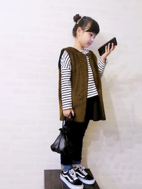 uuume＊さん（キッズ・120cm）の春コーディネート