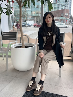 「TIFFANY&Co.（ティファニー）のアイテム」を使った、(´･ω･`)さん（レディース・168cm）の春コーディネート