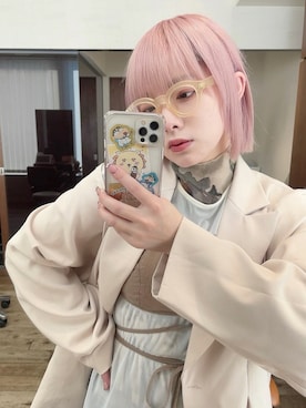 「アイテム（その他トップス）」を使った、saayaさん（レディース・151cm・20代）の春コーディネート